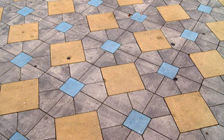 The Process of Painting Concrete Pavers in A Unique Way