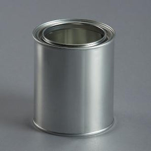 Open Top Metal Can With Lid 500ML