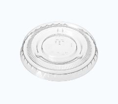 Clear PET Flat Lid for Portion Cups- Small