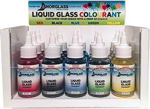 Norglass Liquid Glass Colourant- Red 50ml