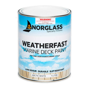 Norglass WeatherFast Deck Paint Arctic White 1lt