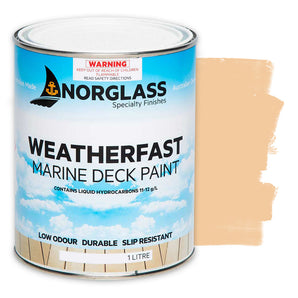 Norglass WeatherFast Deck Paint Cream 1L