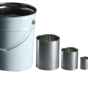 Metal Open Top Can With Lid