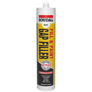 Soudal Fill & Paint Gap Filler 300ml - White