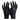 black stylus nitrile disposable gloves