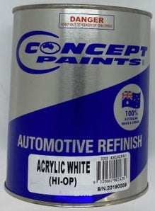 Concept 1k Acrylic White (Hi-Opacity) 1 Ltr