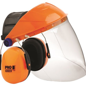Face Shield With Ear Muffs
