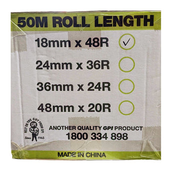 Bodyworx evo green masking tape Carton 48 rolls