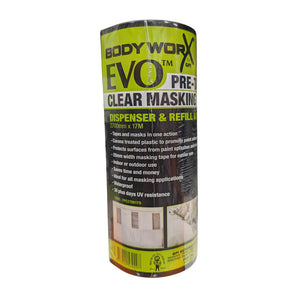 Body Worx EVO pre-taped clear masking film dispenser 2700mm