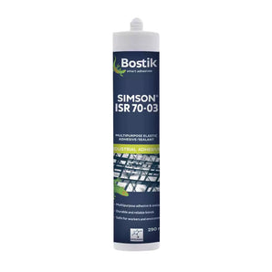 Bostik Simson ISR 70-03 elastic adhesive and sealant cartridge white