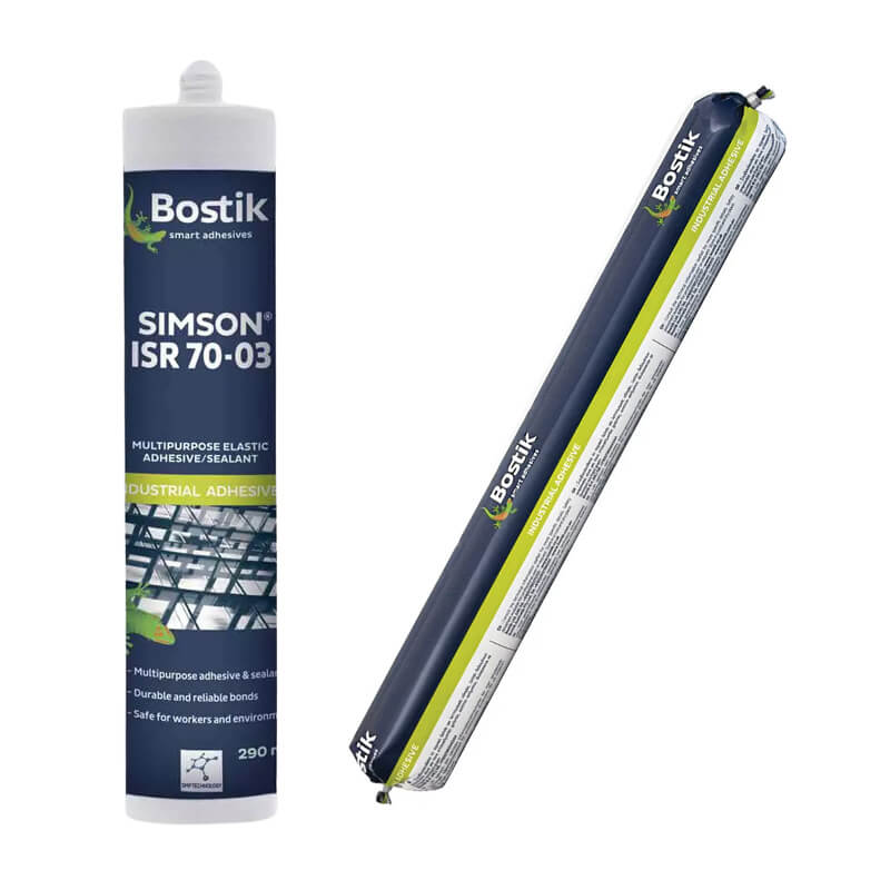 Bostik Simson ISR 70-03 elastic adhesive and sealant cartridge and sausage