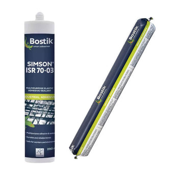 Bostik Simson ISR 70-03 elastic adhesive and sealant cartridge and sausage