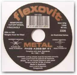 Flexovit 406x3x25.4 Cut Off Wheel Iron Free