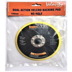 V3077-150mm X 5/16 Thread Velocity Velcro Back-Up Pad (No Hole)