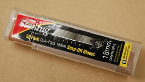 Sterling 25mm extra large snap off blades (pkt 10) - 207-1