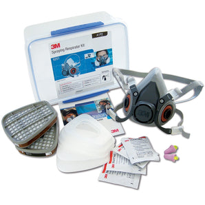 3M 6000 Series Half Face Respirator Kits (Various)-6251 (Spray Respirator A1P2)