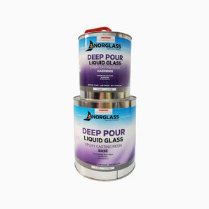 Norglass Deep Pour Liquid Glass Epoxy Resin 2ltr Pack