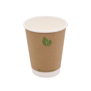 12OZ DOUBLE WALL HOT CUP KRAFT