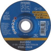 Duodisc Cut and Grind E 125-1.9 steel-inox