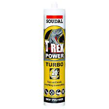 Soudal T-Rex Turbo White Cartridge 290ml