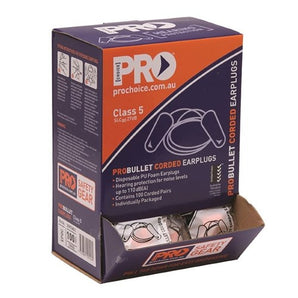 Probullet Disposable Corded Ear Plugs CLASS 5 - 100pr/Bx