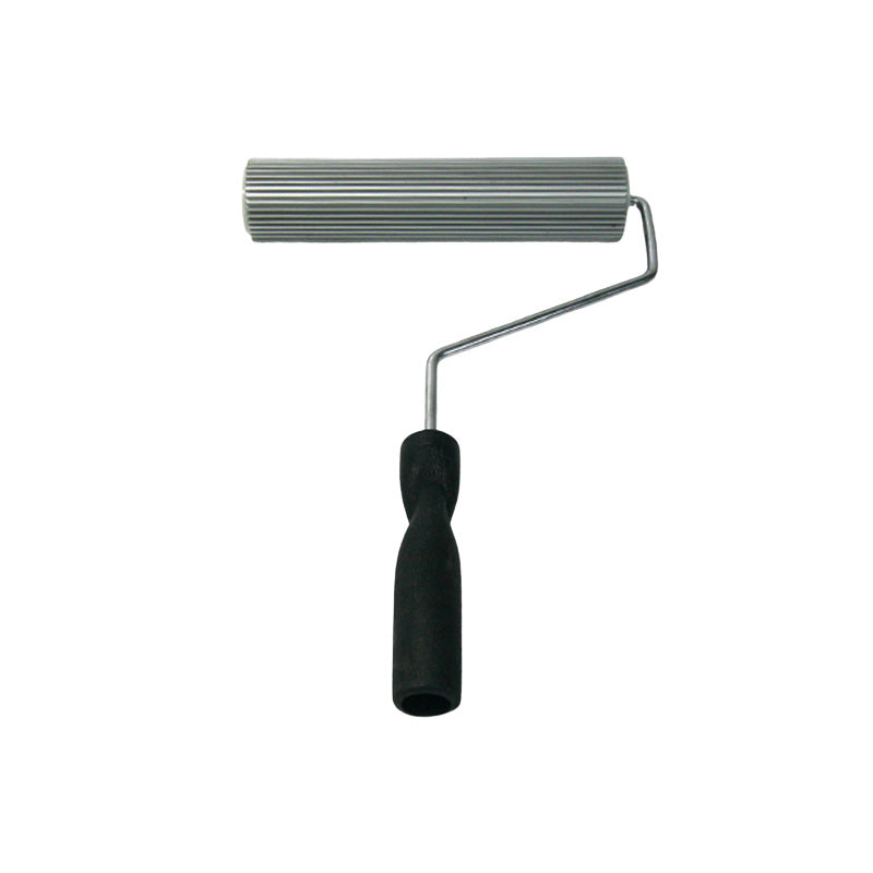 Horizontal grooved paddle roller for fibreglass laminating 200mm