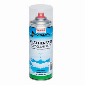 Weatherfast Spraycan Polyclear Satin 300g