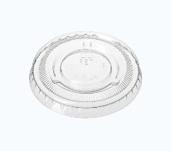 Clear PET Flat Lid for Portion Cups