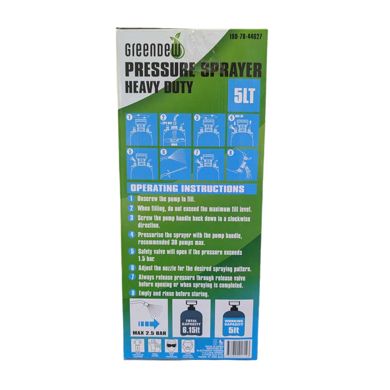 Heavy Duty Pressure Sprayer 5L