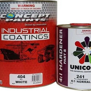 404 Polyurethane 2K White 5lt Kit