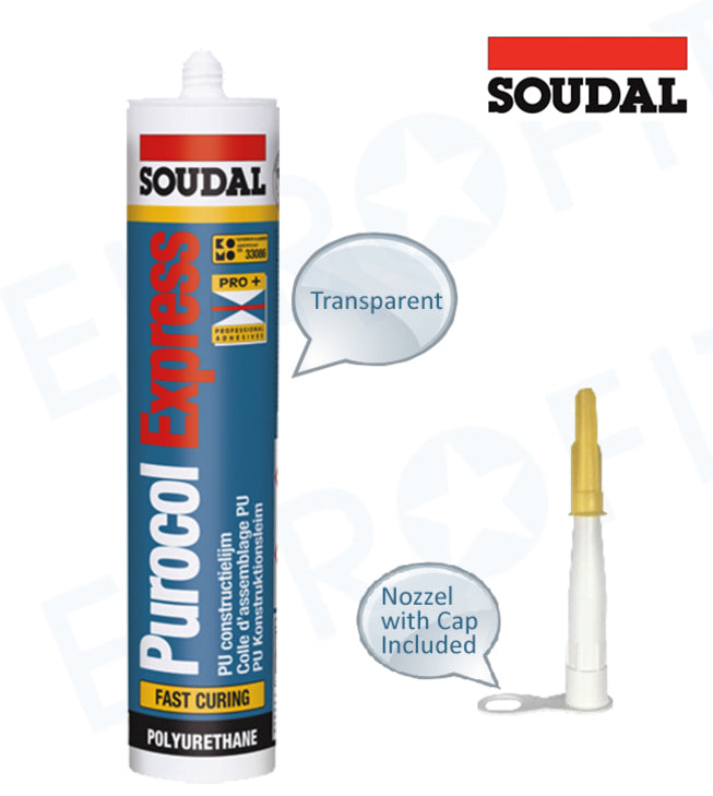 Soudal Puracol Express Cartridge Translucent 310ml Rite Price