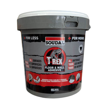 Soudal T Rex Power Floor & Wall SMX Adhesive 4kg white tub for high-strength floor and wall bonding