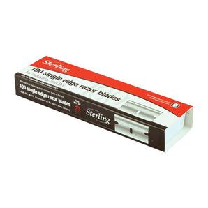 Sterling single edge razor blade box of 100