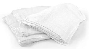 White Towel Rags- Bag of 40