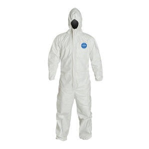 Tyvek spray suit protective hooded coveralls