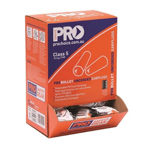 Probullet Disposable Uncorded Earplug CLASS 5 (200 per box)