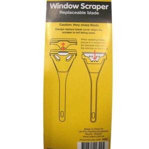 Unipro Yellow Plastic Window Scraper