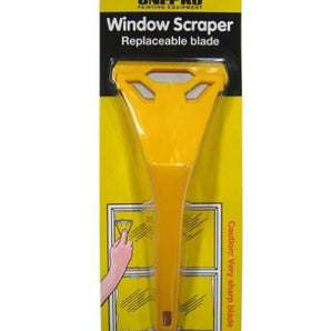 Unipro Yellow Plastic Window Scraper